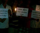 Kundapur: People’s Movement against UAPA staged Candle-Light Protest at Haikady